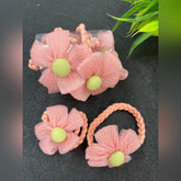 Flower Cute Hair Band 1pc Orange - EKAS0125 - 5
